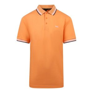 BOSS Polo Shirt Mens Open Orange Paddy S/s | Hurleys