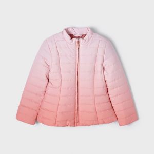 Girls Pink Ombre Light Padded Jacket