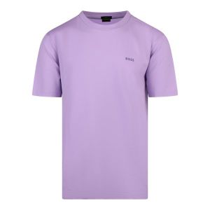 BOSS T Shirt Mens Light Purple Tee S/s | Hurleys