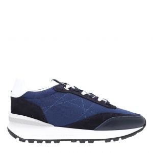 Mens Navy Marina Del Rey Knitted Trainers