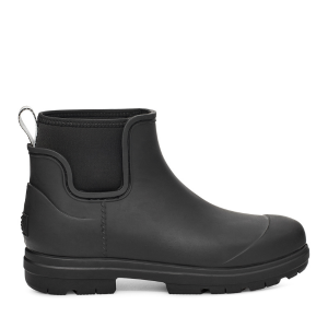Womens Black Droplet Rain Boots