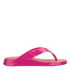 Melissa Flip Flops Womens Hot Pink Brave | Hurleys