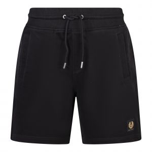 Belstaff Shorts Mens Black Branded Sweat Shorts