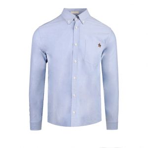 Ted Baker Shirt Mens Blue Caplet Oxford L/s | Hurleys