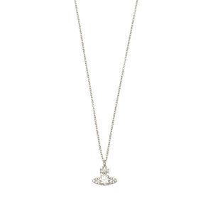 Womens Platinum/White Isemene Pendant Necklace
