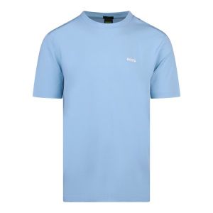 BOSS T Shirt Mens Blue Tee S/s