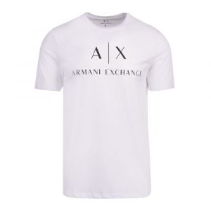 Armani Exchange T-Shirt Mens White Core Logo S/s