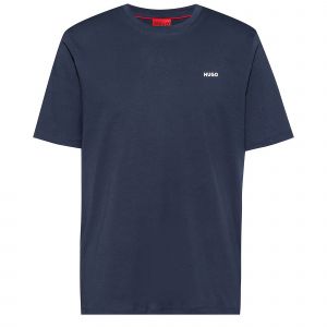 HUGO T Shirt Mens Navy Dero222 S/s T Shirt