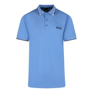 BOSS Polo Shirt Mens Bright Blue Paddy Pro S/s | Hurleys