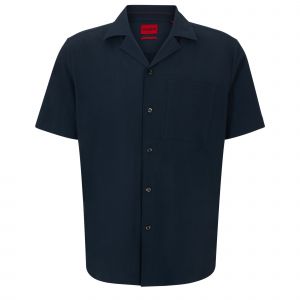 HUGO Shirt Mens Dark Blue Ellino S/s Shirt 