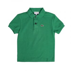 Boys Fluorine Green Classic S/s Polo Shirt