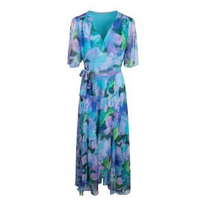 Hope & Ivy Dress Womens Blue The Everleigh Midi Dress