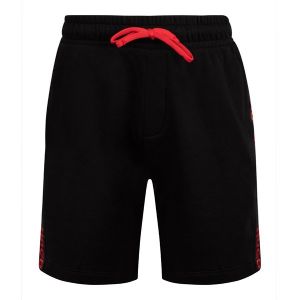 HUGO Shorts Mens Black Sporty Logo Shorts