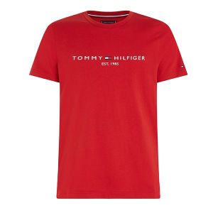 Tommy Hilfiger T Shirt Mens Arizona Red Logo S/s | Hurleys