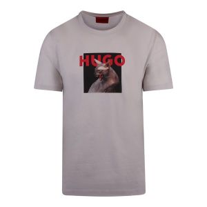 HUGO T-Shirt Mens Light Beige Dhynx S/s | Hurleys
