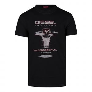 Diesel T Shirt Mens Black T-Diegor-K69 S/s T Shirt