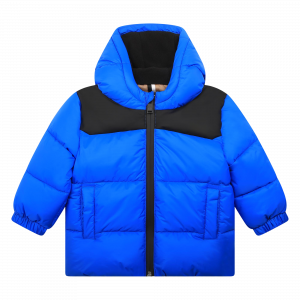 Toddler Blue Padded Hood Jacket