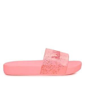 Billieblush Slides Girls Pink Transparent Glitter