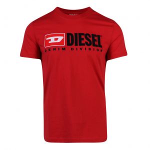 Mens Ribbon Red T-Diegor-Div S/s T Shirt